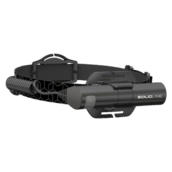 SOLIDLINE Linterna frontal LED recargable SH6R luz roja 600 lm