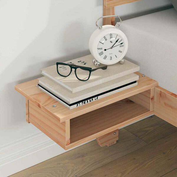 vidaXL Estructura de cama Marr&oacute;n 160 x 200 cm Madera de pino macizo