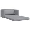 vidaXL Sof&aacute; cama 110cm Gris Claro tela