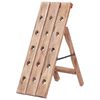 vidaXL Botellero para 15 botellas madera maciza de caoba 26x50x70 cm