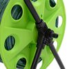 vidaXL Carrete de manguera con set de racores PVC verde 0,5" 30 m