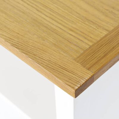 vidaX Estantería de 5 niveles de madera maciza de roble 60x22,5x140 cm