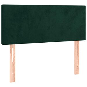 vidaXL Cabecero de terciopelo verde oscuro 80x5x78/88 cm