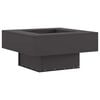 vidaXL Taz&oacute;n de fuego Negro 60 x 60 x 30 cm Acero autopatinable