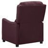 vidaXL Sillón de masaje de tela morado
