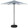 vidaXL Paraguas de Jard&iacute;n con Base 230 x 230 cm Poli&eacute;ster Rectangular