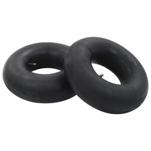 vidaXL C&aacute;maras de aire para carretilla 2 unidades caucho 15x6.00-6