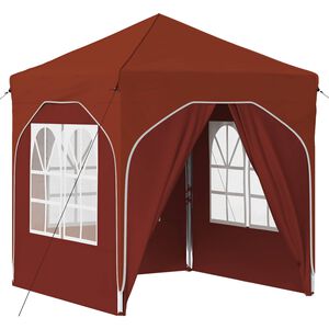 vidaXL Carpa Plegable para Fiestas 192 x 192 x 245 cm Terracota