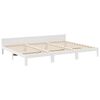 vidaXL Estructura de cama familiar sin colch&oacute;n blanco 270x200 cm