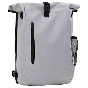 vidaXL Bolsa de bicicleta Gris 31 x 13 x 58 cm Poli&eacute;ster