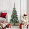 vidaXL &Aacute;rbol de Navidad con 150 LED con soporte Verde 120 cm PVC