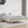 vidaXL Estructura de cama sin colch&oacute;n madera maciza de pino 193x203 cm