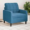 vidaXL Sill&oacute;n de terciopelo azul 60 cm