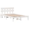 vidaXL Estructura de cama Blanco 120 x 190 cm Madera maciza de Pino