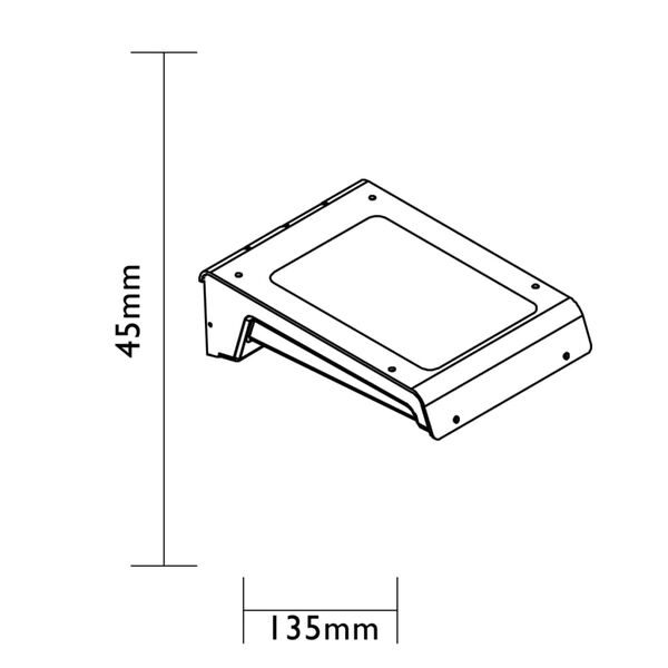 Luxform L&aacute;mpara solar LED pared de jard&iacute;n Madison 34105