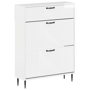 vidaXL Armario Zapatero HAARLEM 78 x 24 x 103 cm Madera de ingenier&iacute;a