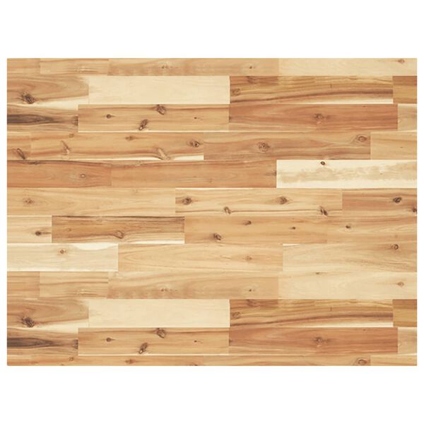 vidaXL Encimera tocador ba&ntilde;o madera acacia acabado aceite 100x60x4 cm