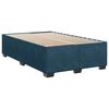 vidaXL Cama box spring con colch&oacute;n terciopelo azul 120x190 cm
