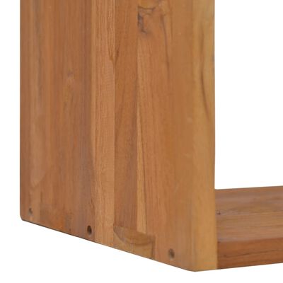 vidaXL Mesita de noche de madera maciza de teca 40x30x40 cm