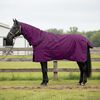 vidaXL Manta para Caballo Verde Oscuro y Negro 125 cm Poli&eacute;ster