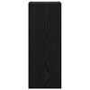 vidaXL Armario de pared Roble Negro 34,5 x 34 x 90 cm