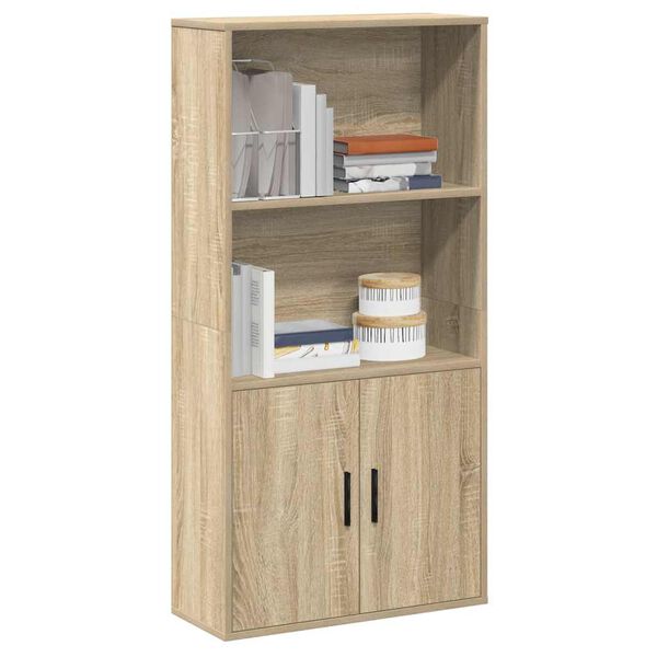 vidaXL Estanter&iacute;a de madera de ingenier&iacute;a roble sonoma 60x24x120 cm