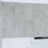 vidaXL Mueble colgante con puerta Gris Concreto 60 x 31 x 100 cm