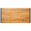 vidaXL Set de comedor de jard&iacute;n 5 pzas madera maciza acacia rat&aacute;n PVC
