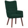 vidaXL sill&oacute;n Verde oscuro 63 x 67 x 94 cm Terciopelo