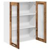 vidaXL Mueble colgante con puerta Madera vieja 80 x 31 x 100 cm