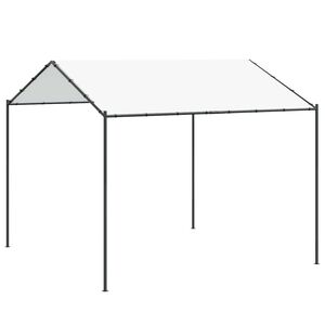 vidaXL Cenador 4 x 4 x 2,6 m Acero y Poli&eacute;ster 180 gsm