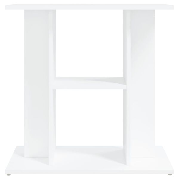 vidaXL Soporte para acuario madera de ingenier&iacute;a blanco 60x30x60 cm