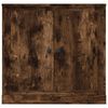 vidaXL Aparador de madera contrachapada roble ahumado 70x35,5x67,5 cm