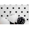 Noordwand Papel de pared Fabulous World Cross blanco y negro