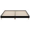vidaXL Cama sin colch&oacute;n negro 180x200 cm madera de ingenier&iacute;a