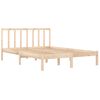 vidaXL Estructura de cama madera maciza de pino 150x200 cm