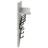 vidaXL Perchero de pared con estante Gris Concreto 60 x 40 x 12 cm