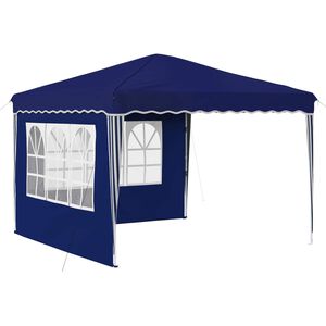 vidaXL Carpa Plegable para Fiestas 288 x 288 x 245 cm Azul Tela Oxford