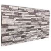 vidaXL Paneles de pared 3D 10 unidades EPS gris claro 100x50 cm