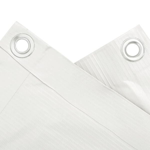 vidaXL Pantalla de privacidad de balc&oacute;n PVC blanco 600x120 cm