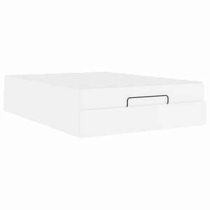 vidaXL Estructura de cama con colch&oacute;n con colch&oacute;n 2 pcs PVC