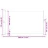 vidaXL Toldo lateral retr&aacute;ctil de jard&iacute;n gris 170x300 cm