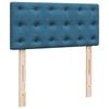 vidaXL Cama box spring con colch&oacute;n terciopelo azul 90x190 cm