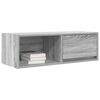 vidaXL Mueble de TV madera de ingenier&iacute;a gris Sonoma 80x31x25,5 cm