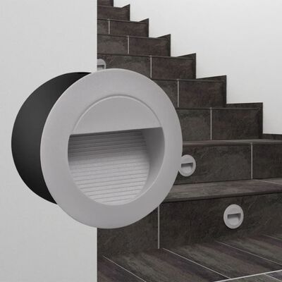 Foco LED redondo empotrable para escaleras Diámetro 126 mm