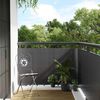 vidaXL Toldo para balc&oacute;n rat&aacute;n sint&eacute;tico gris antracita 600x100 cm