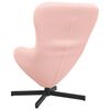 vidaXL Sill&oacute;n huevo Rosa 63 x 73 x 90 cm tela