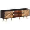 vidaXL Mueble de TV madera mango rugosa y acacia maciza 140x30x46 cm