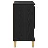vidaXL Tableros Lateral 2 pcs Roble Negro 60 x 35 x 70 cm