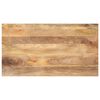 vidaXL Tablero de mesa rectangular madera maciza mango 120x50x3,8 cm